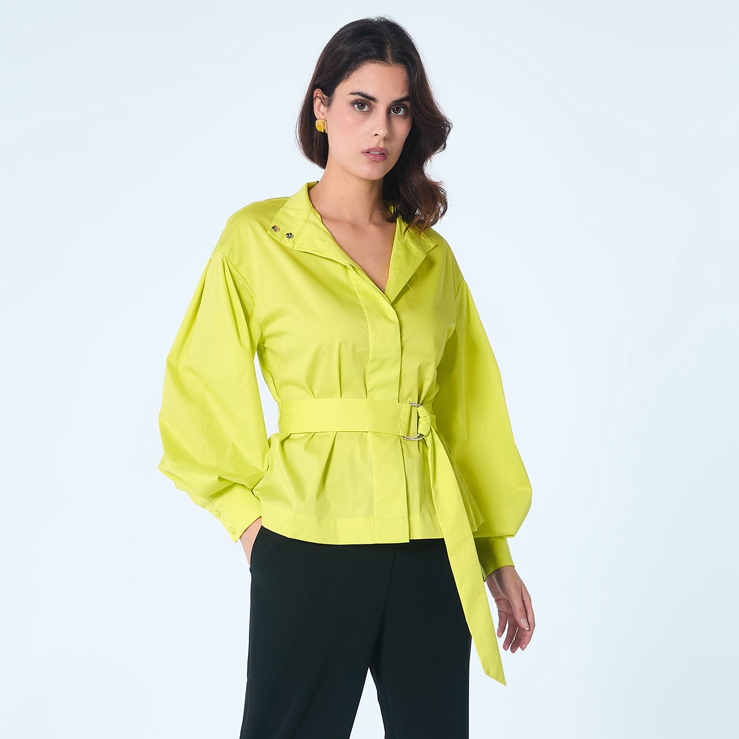 Blouson léger à col haut