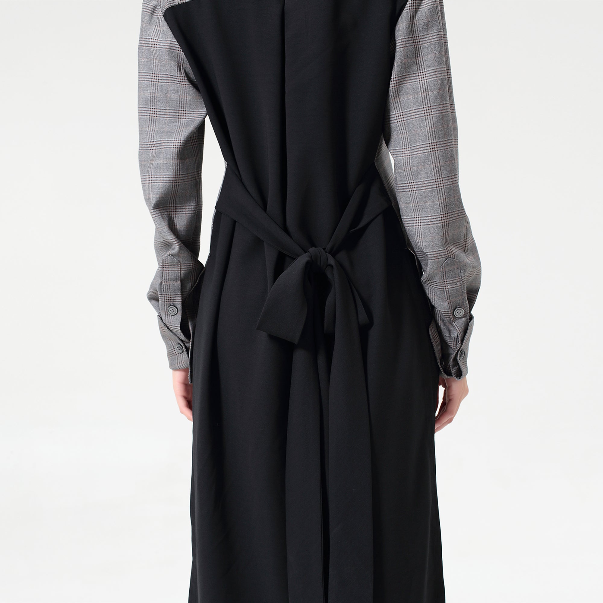 Chemise longue à double boutonnage