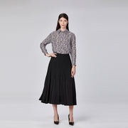 Chemise à manches longues à imprimé graphique