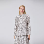 Long-sleeved shirt with graphic print