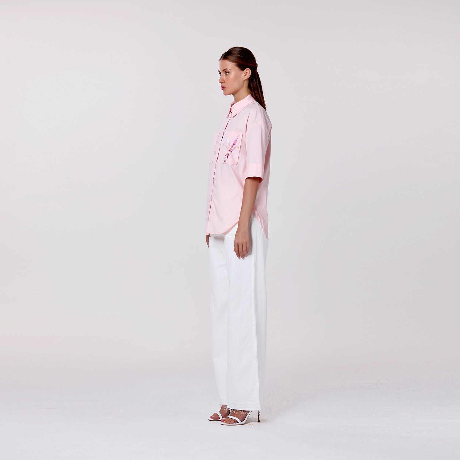 Chemise stretch coton