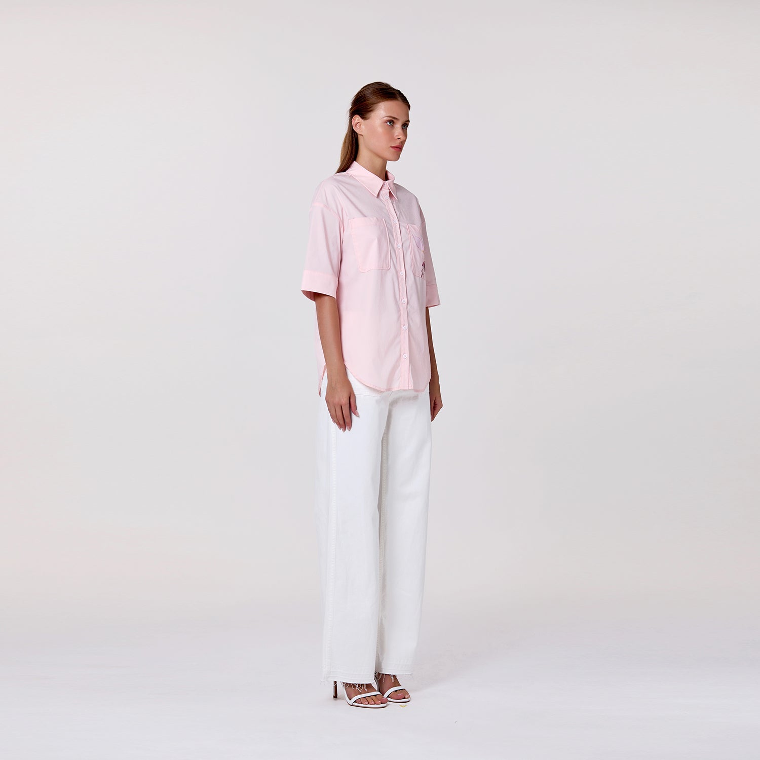 Chemise stretch coton