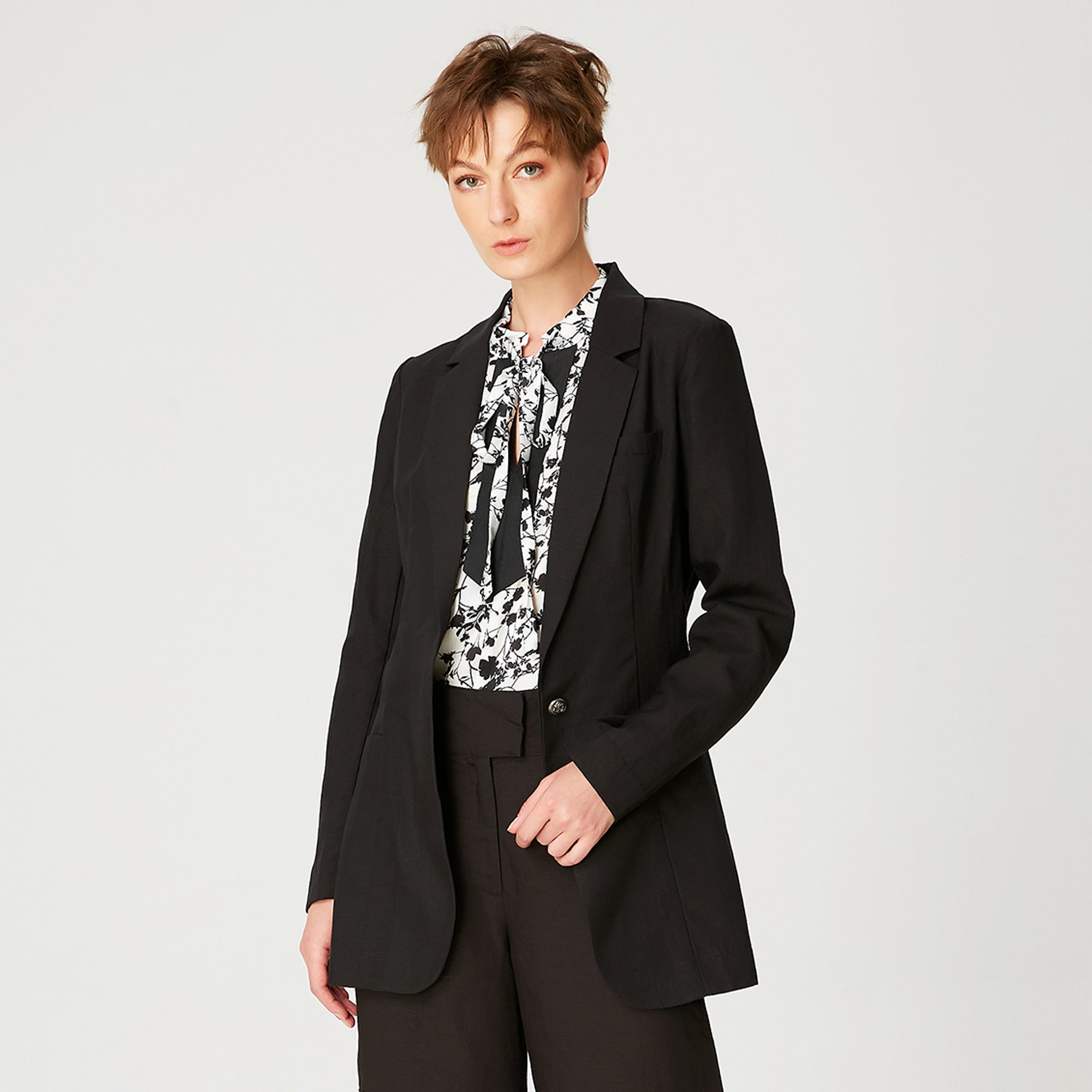 Veste blazer coupe cintrée