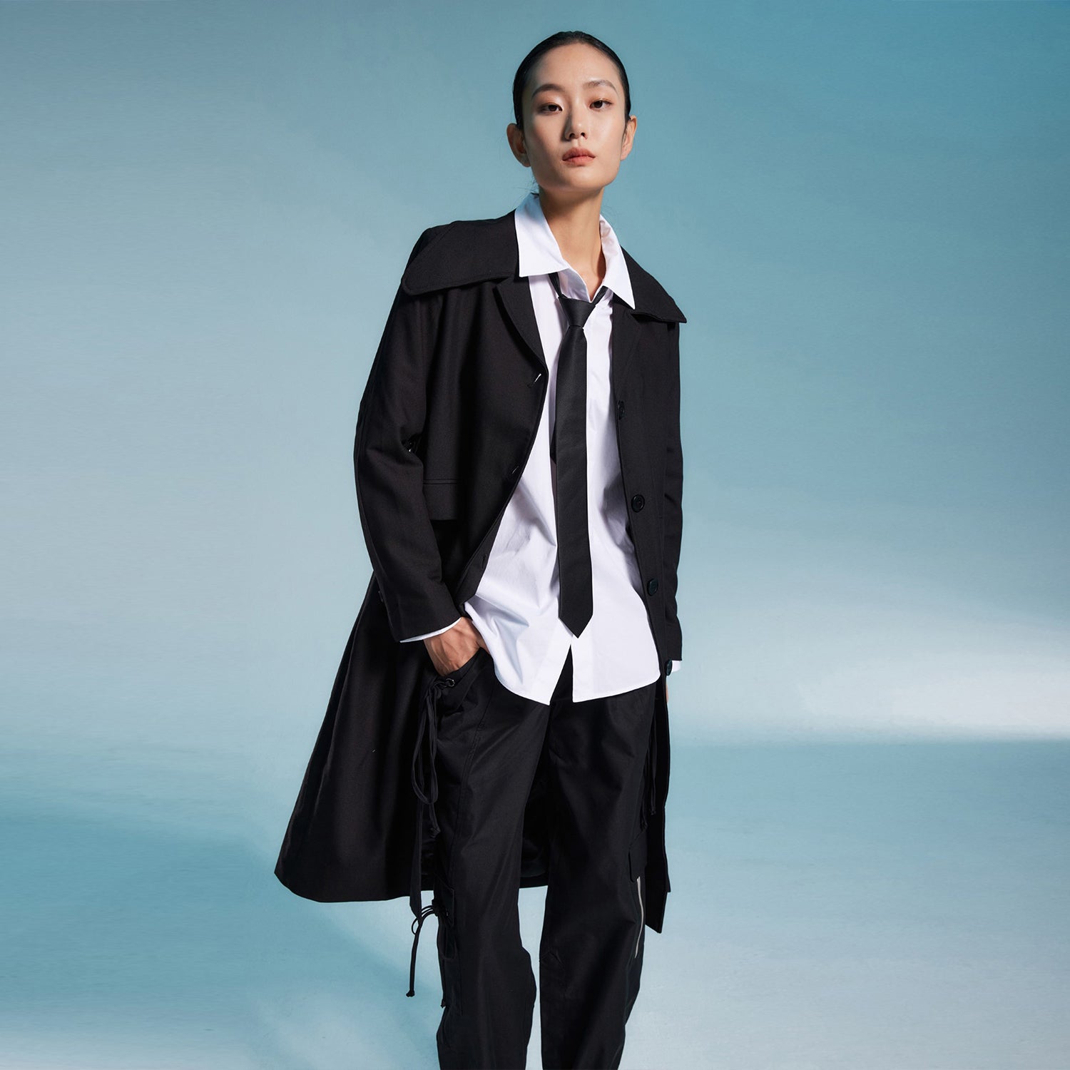 Manteau ville minimaliste