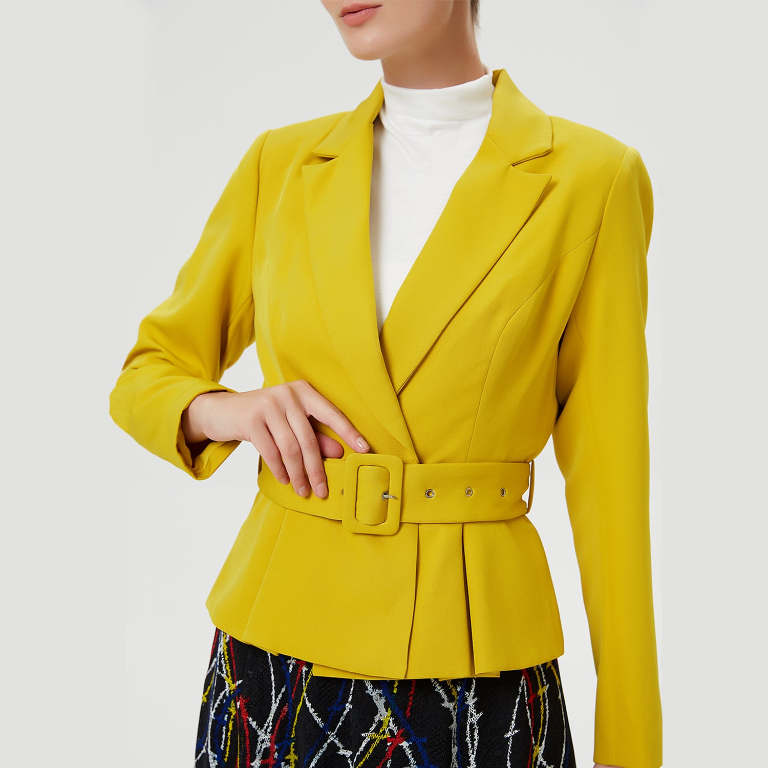 Veste tailleur à basques
