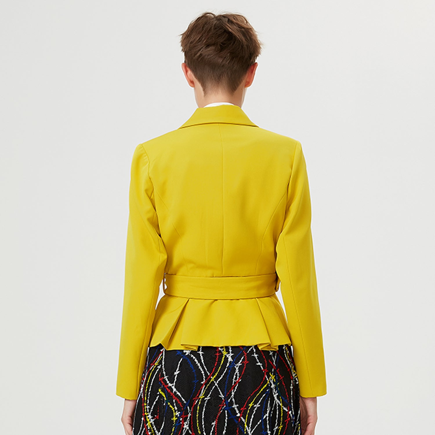 Veste tailleur à basques