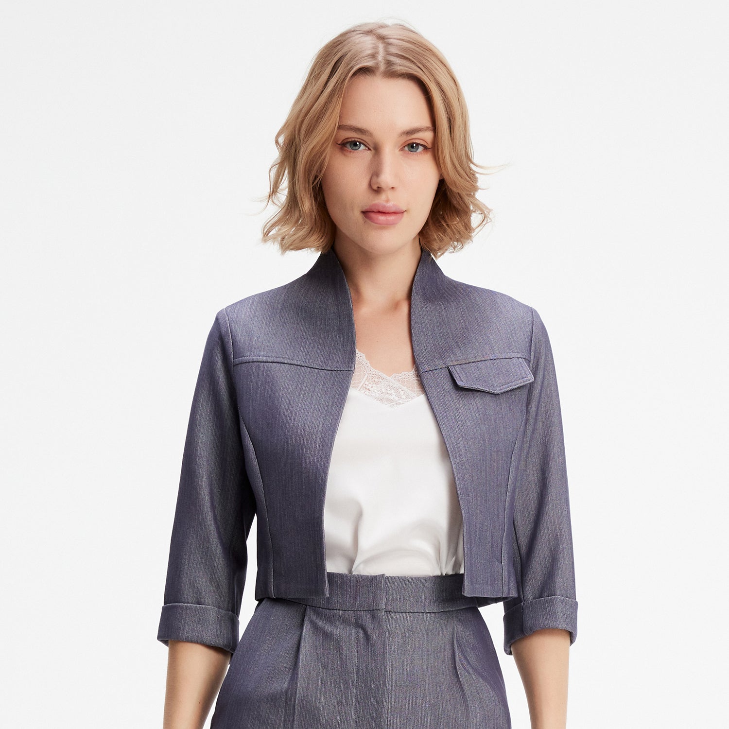 Veste courte minimaliste