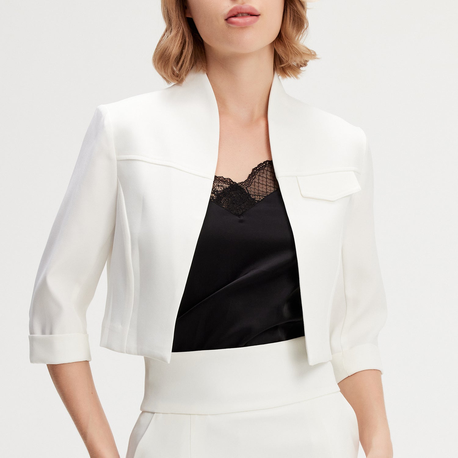 Veste courte minimaliste