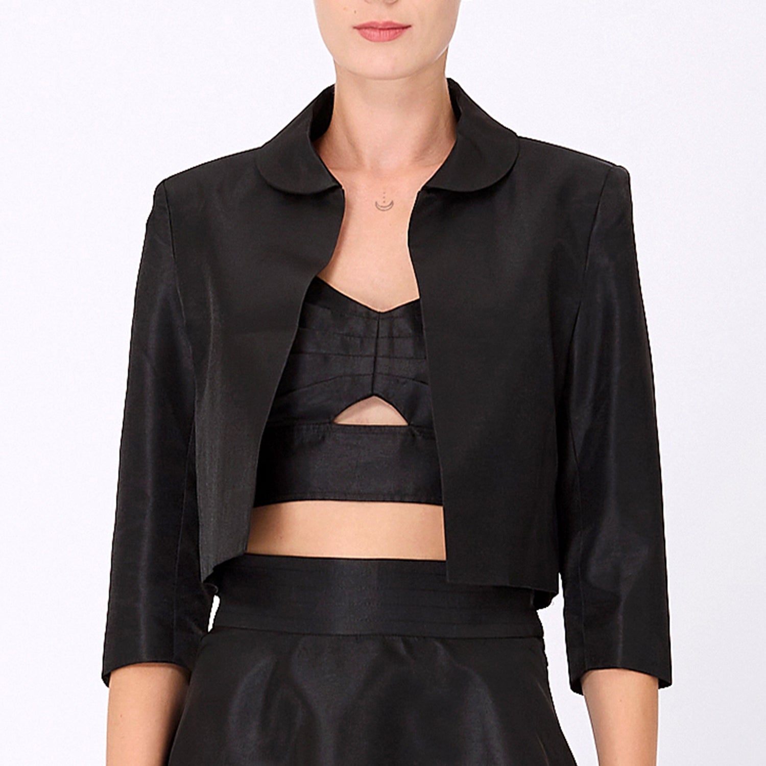 Veste courte taffetas