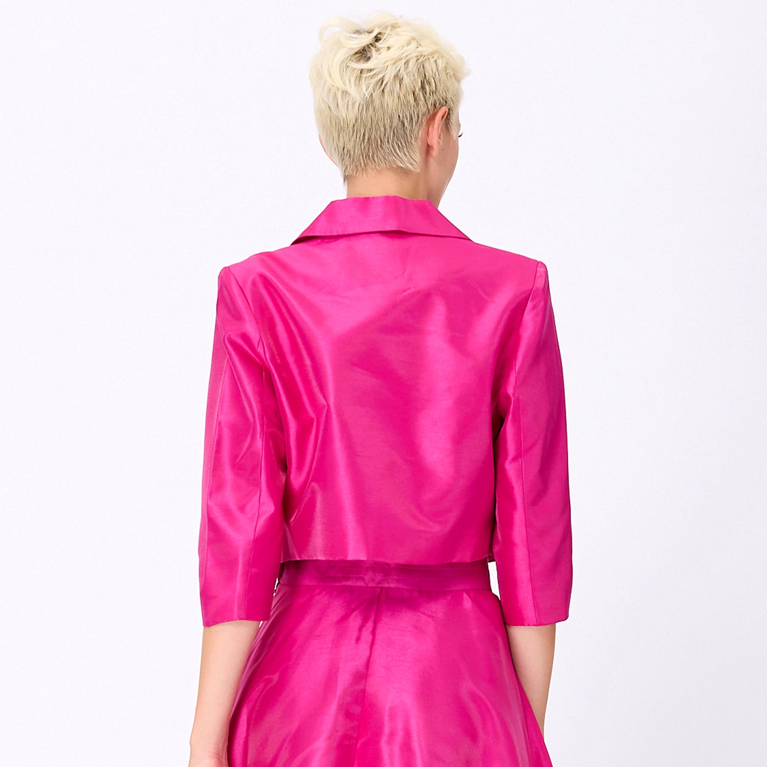 Veste courte taffetas