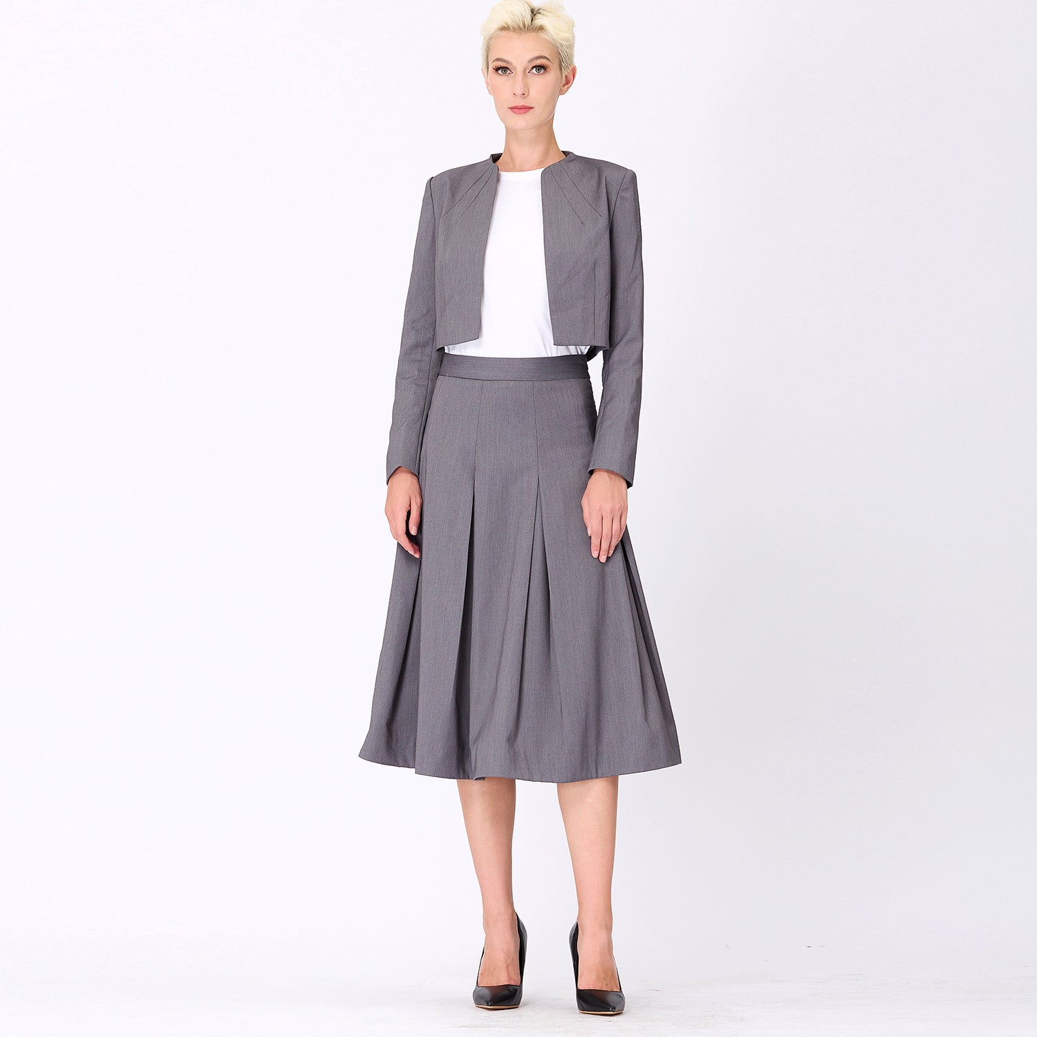 Blazer boléro minimaliste court