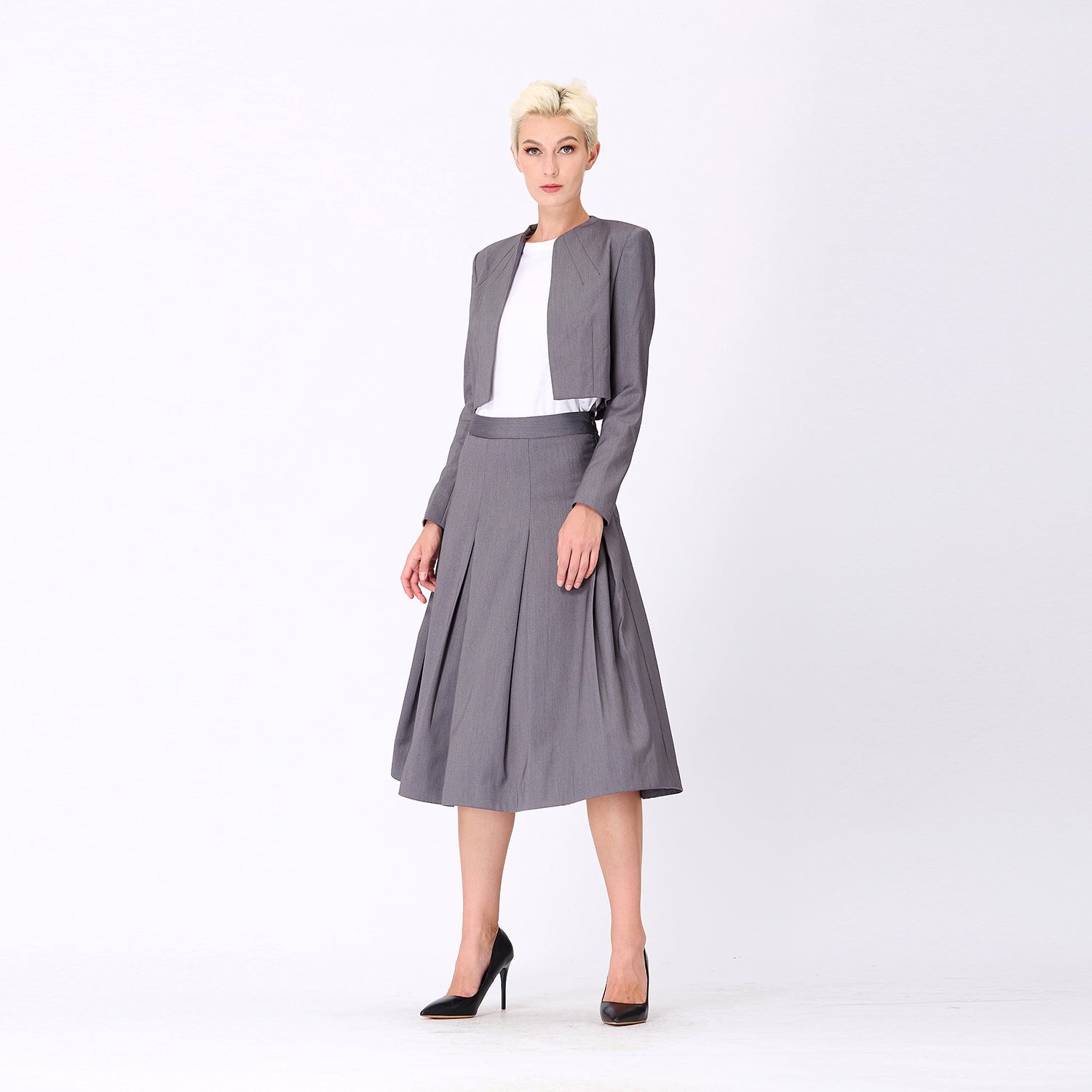 Blazer boléro minimaliste court