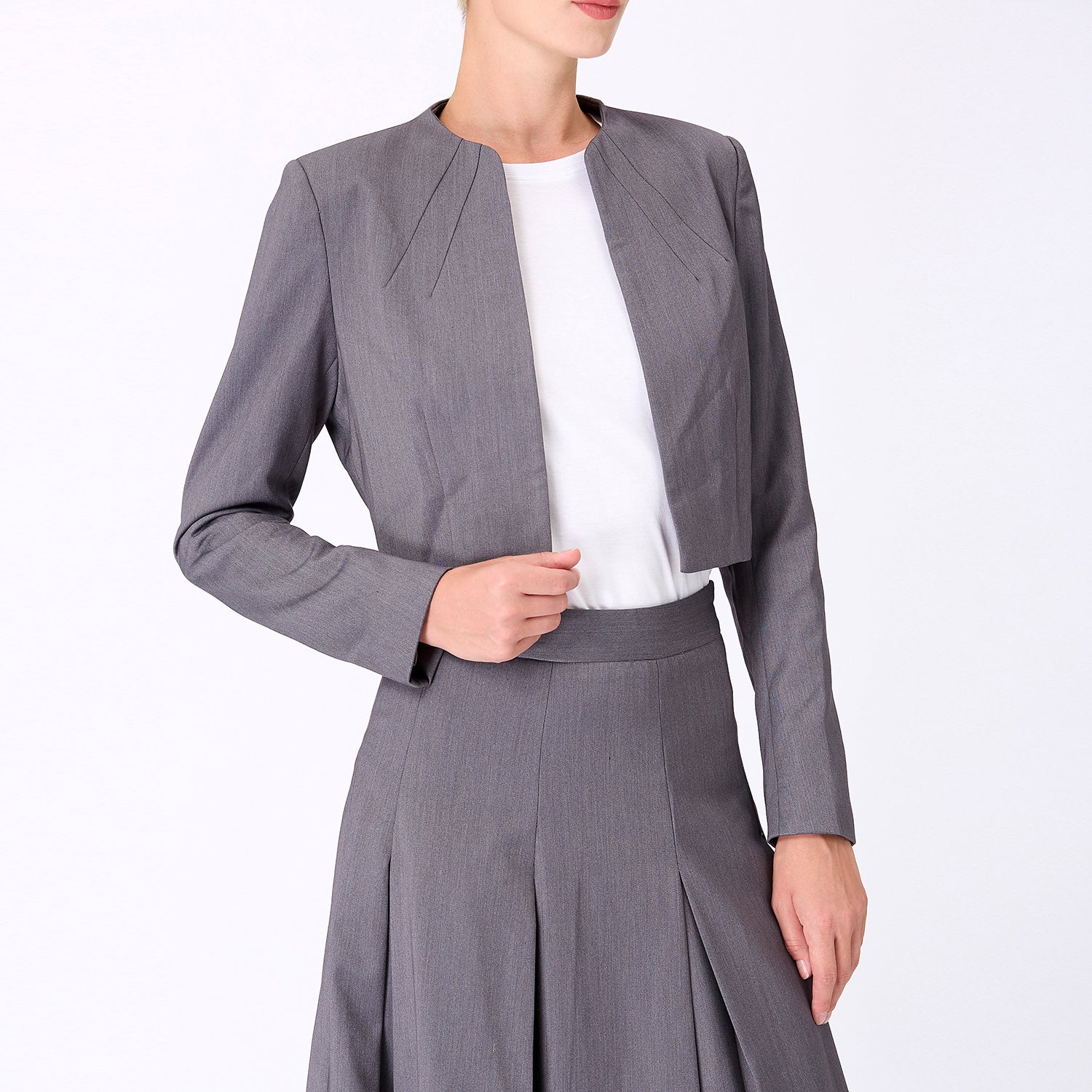 Blazer boléro minimaliste court