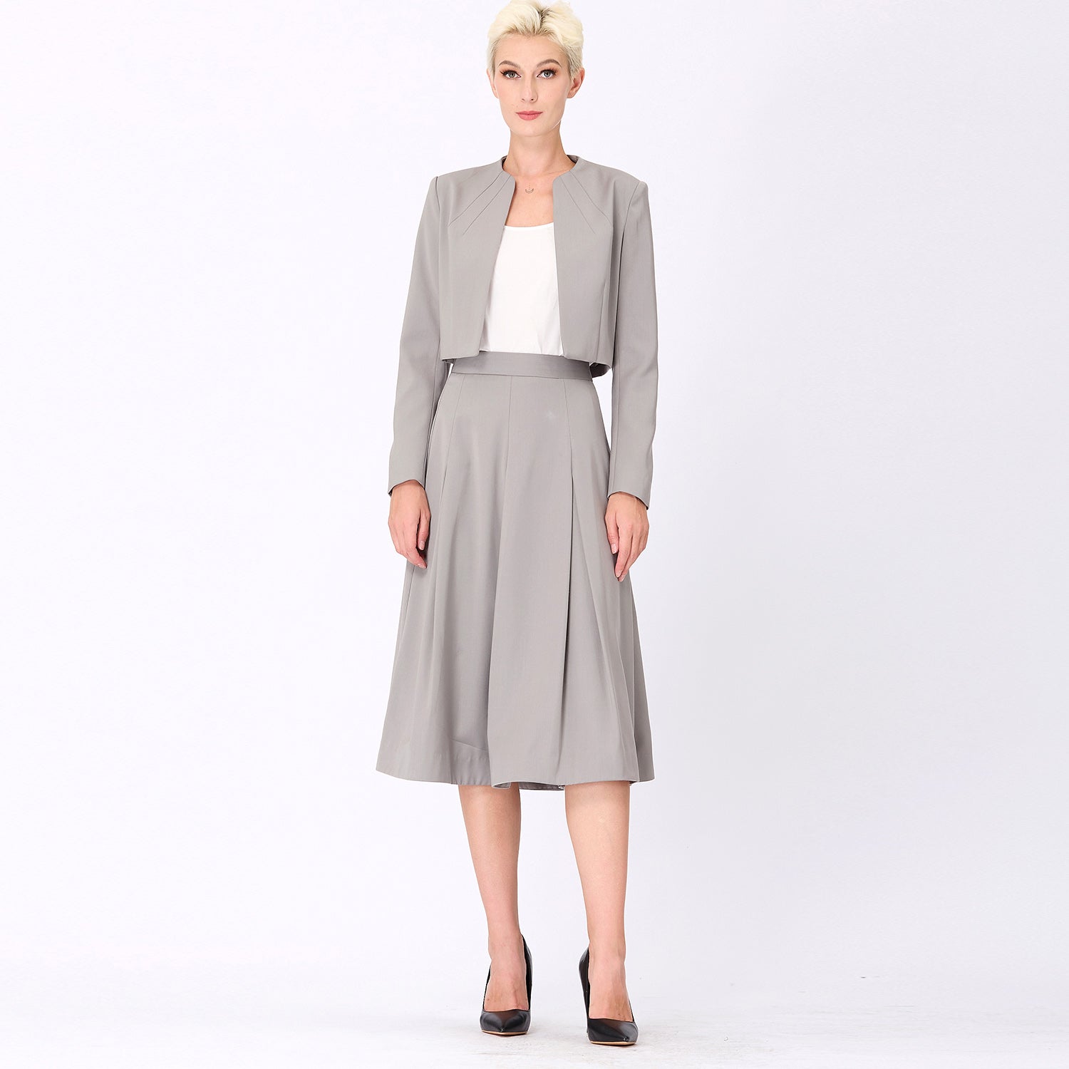 Blazer boléro minimaliste court
