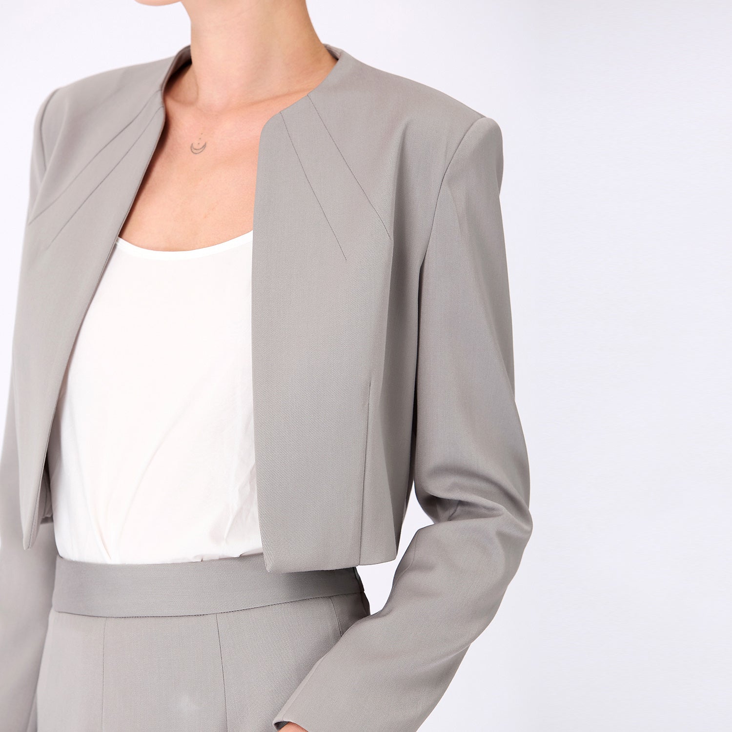 Blazer boléro minimaliste court