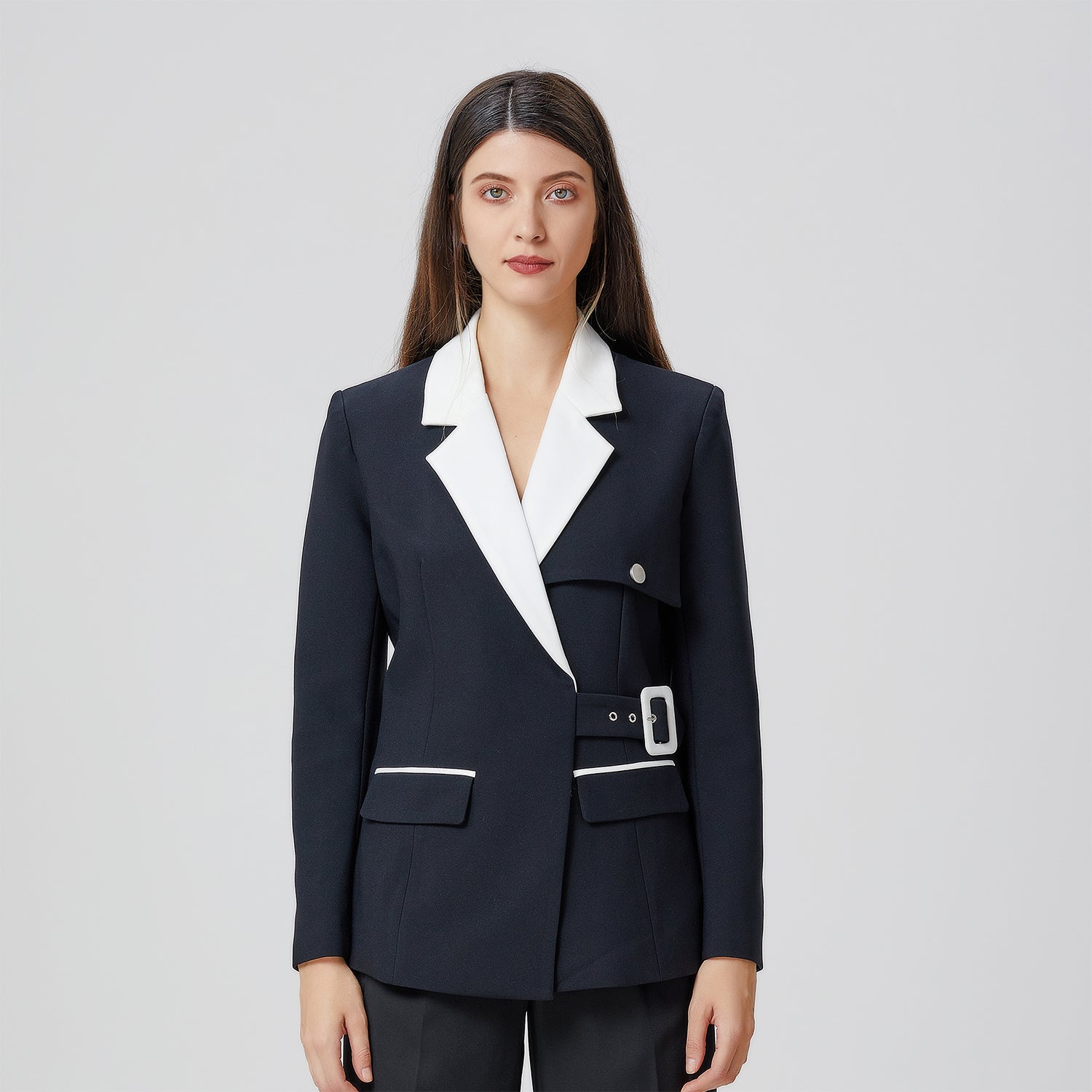 Veste tailleur bicolore