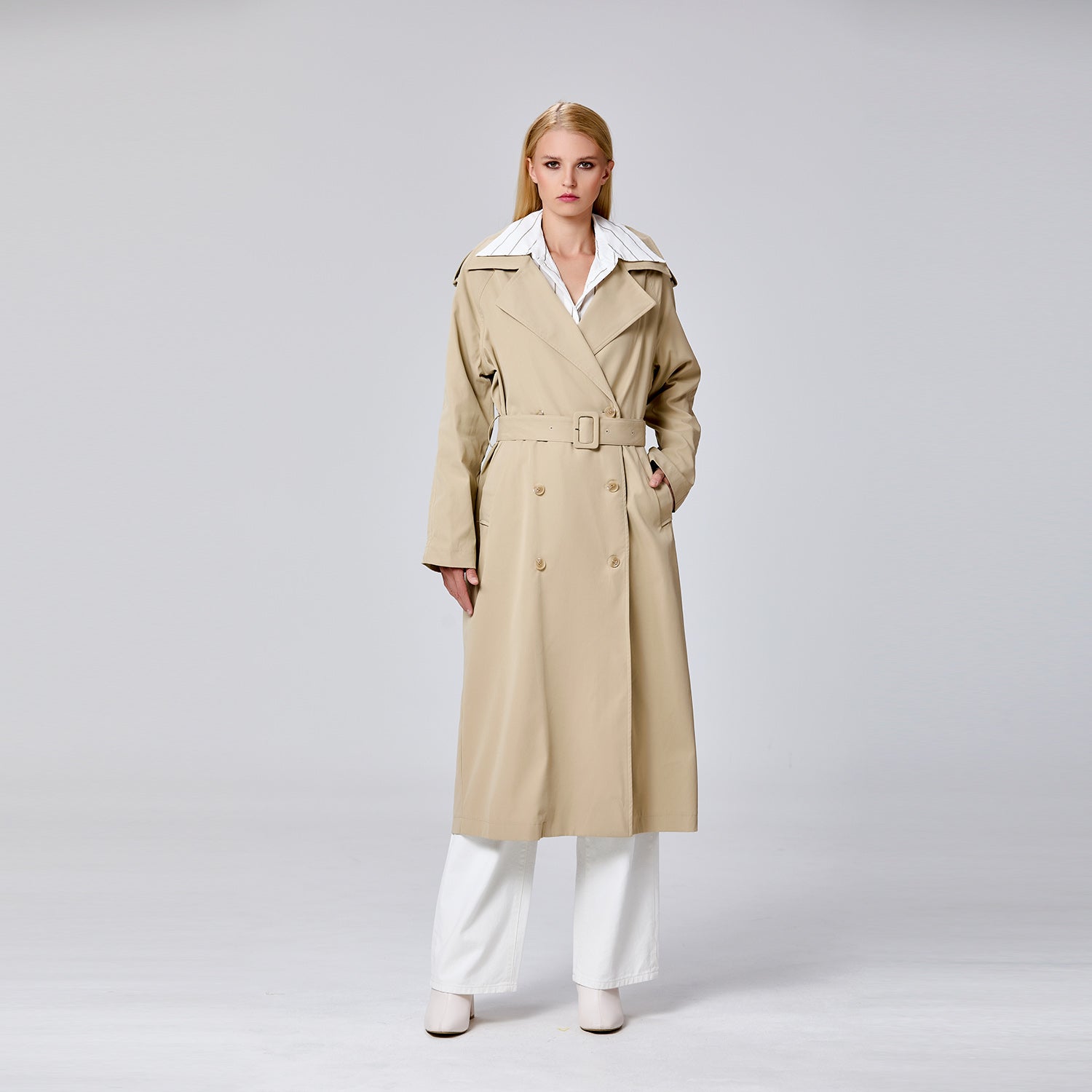 Trench-coat au look classique