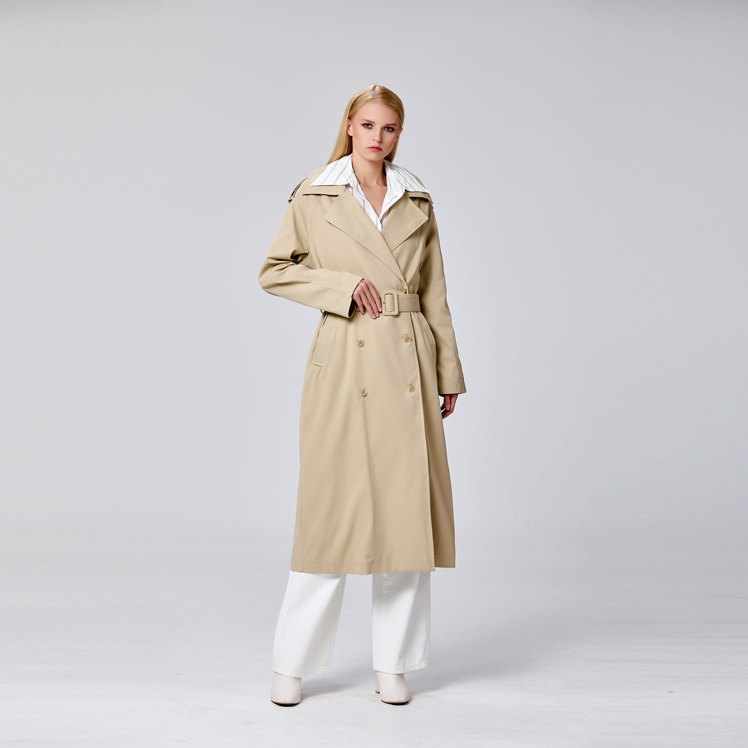 Trench-coat au look classique
