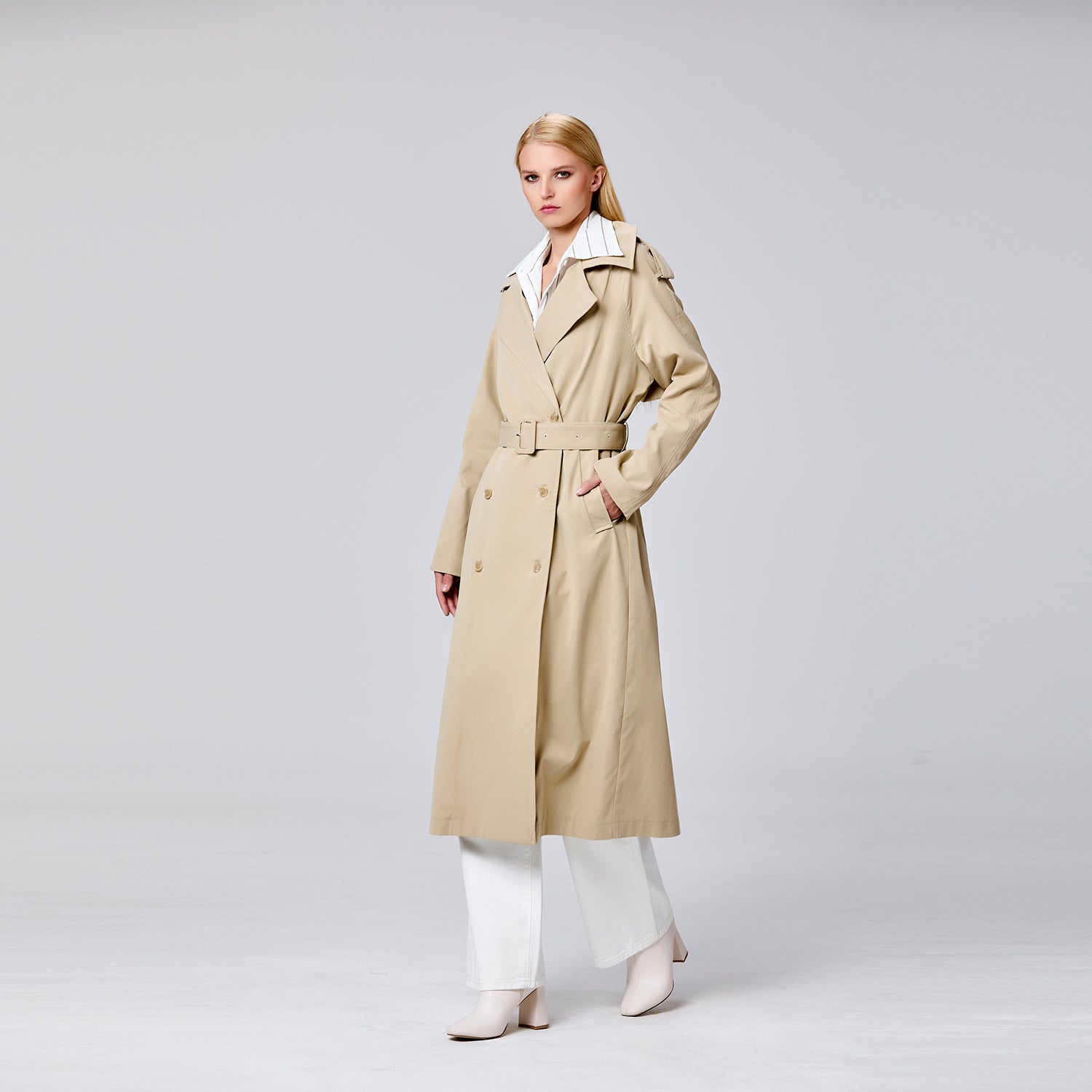 Trench-coat au look classique