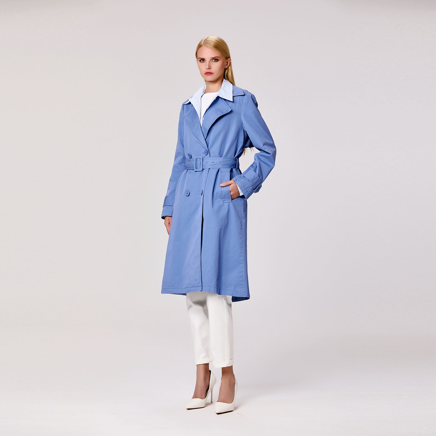 Trench-coat au look classique