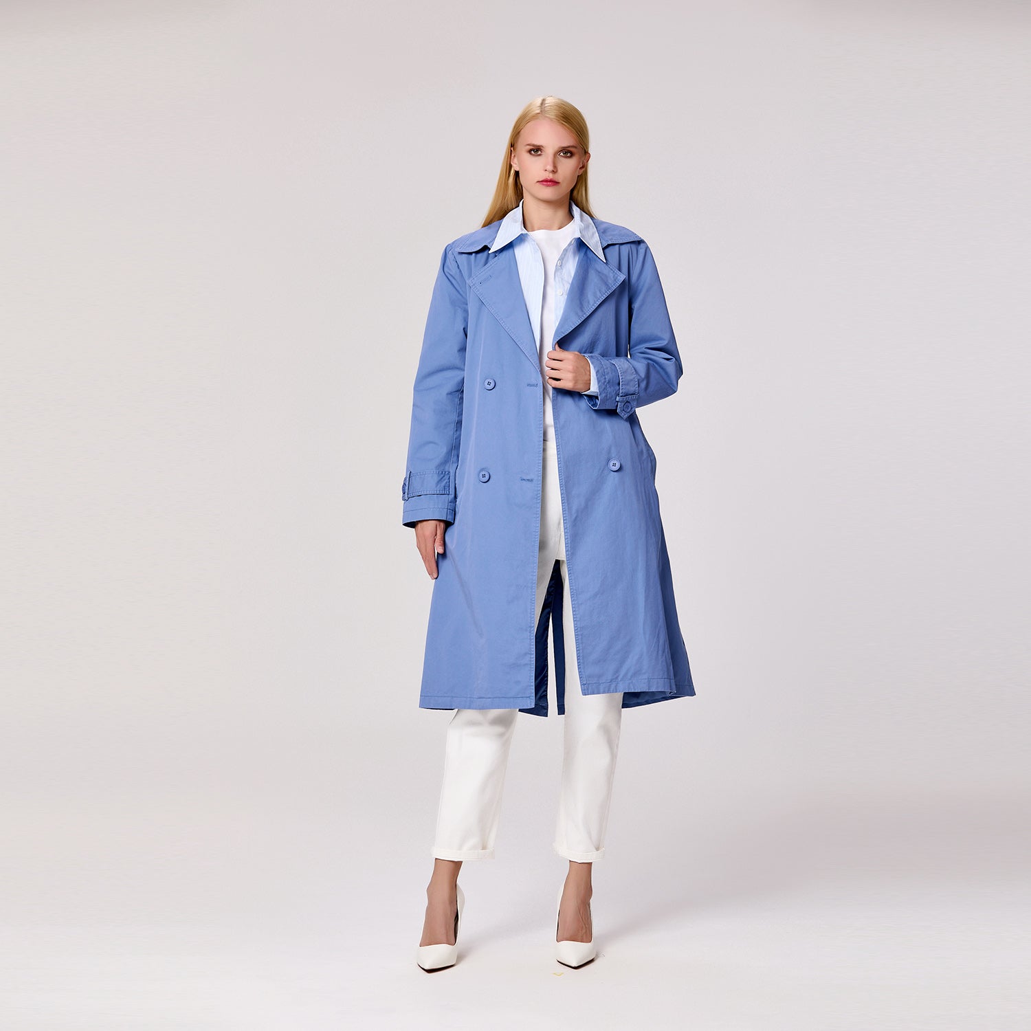 Trench-coat au look classique