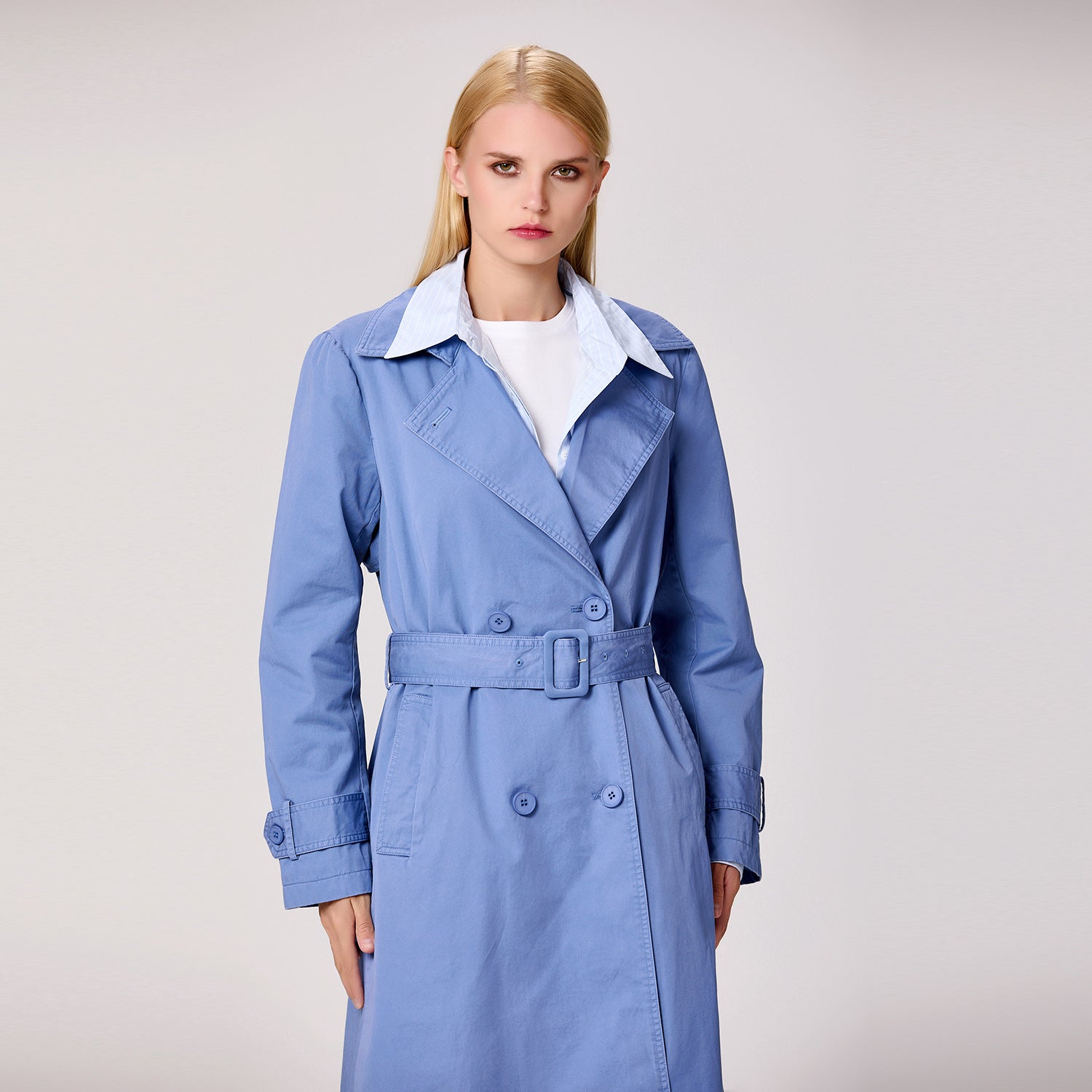 Trench-coat au look classique