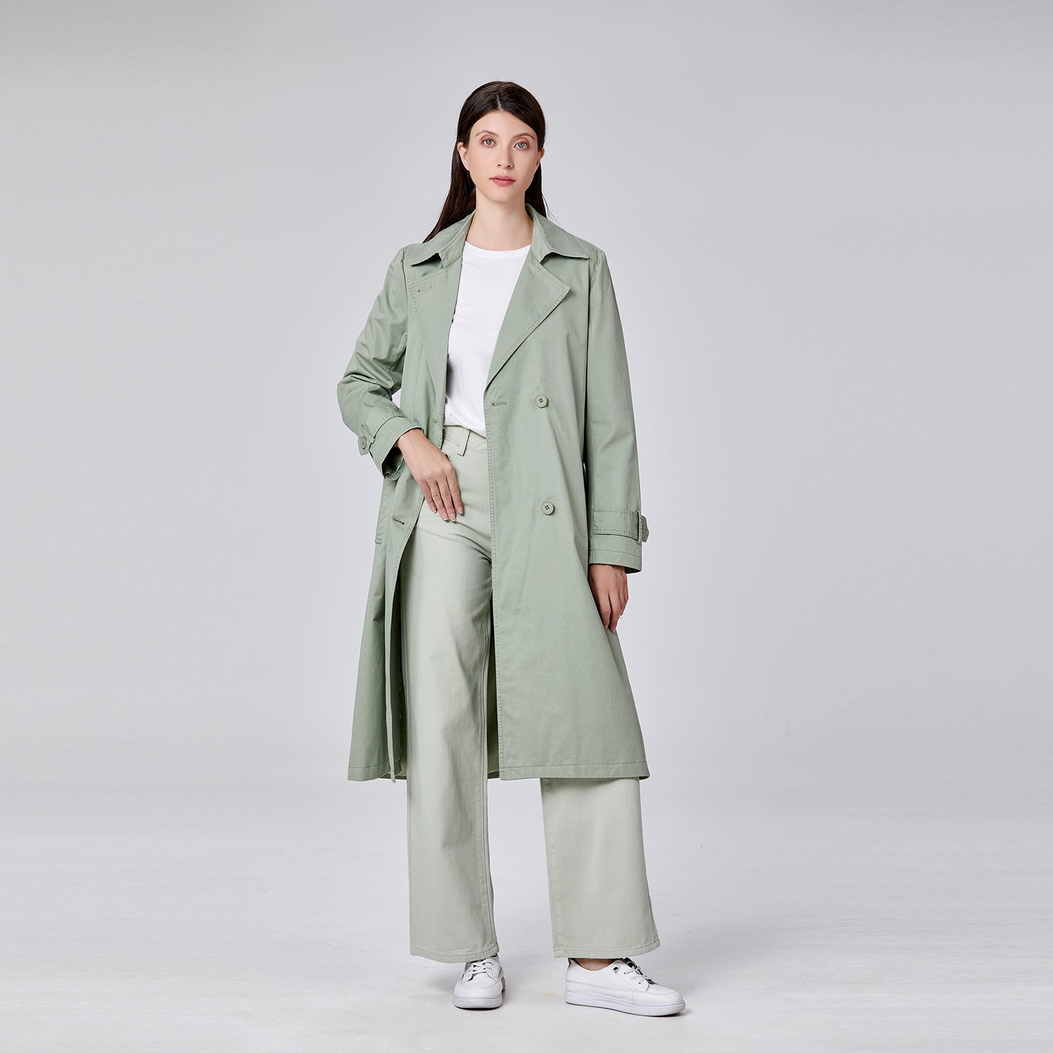 Trench-coat au look classique