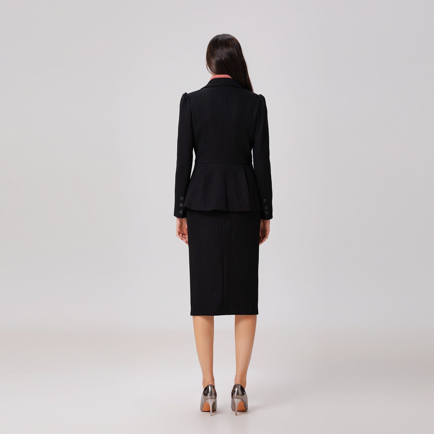 Blazer ajusté et évasé