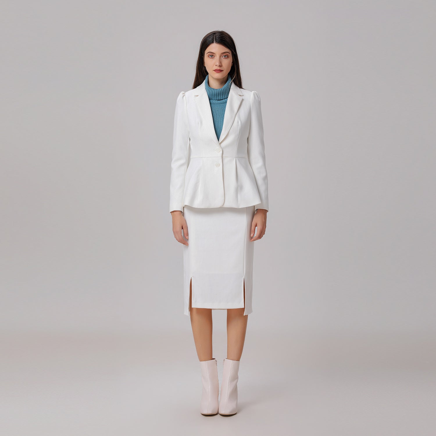 Blazer ajusté et évasé