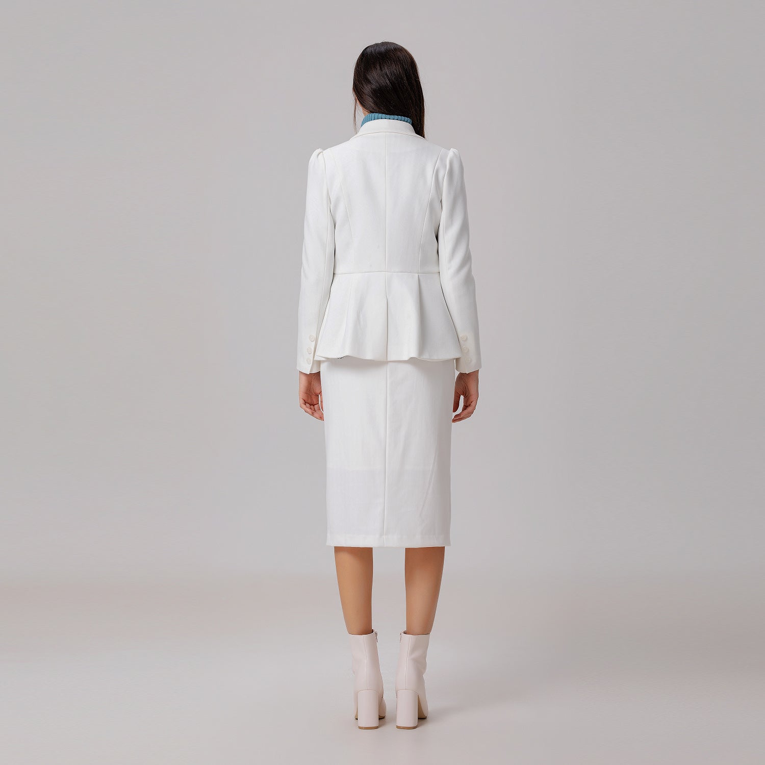 Blazer ajusté et évasé