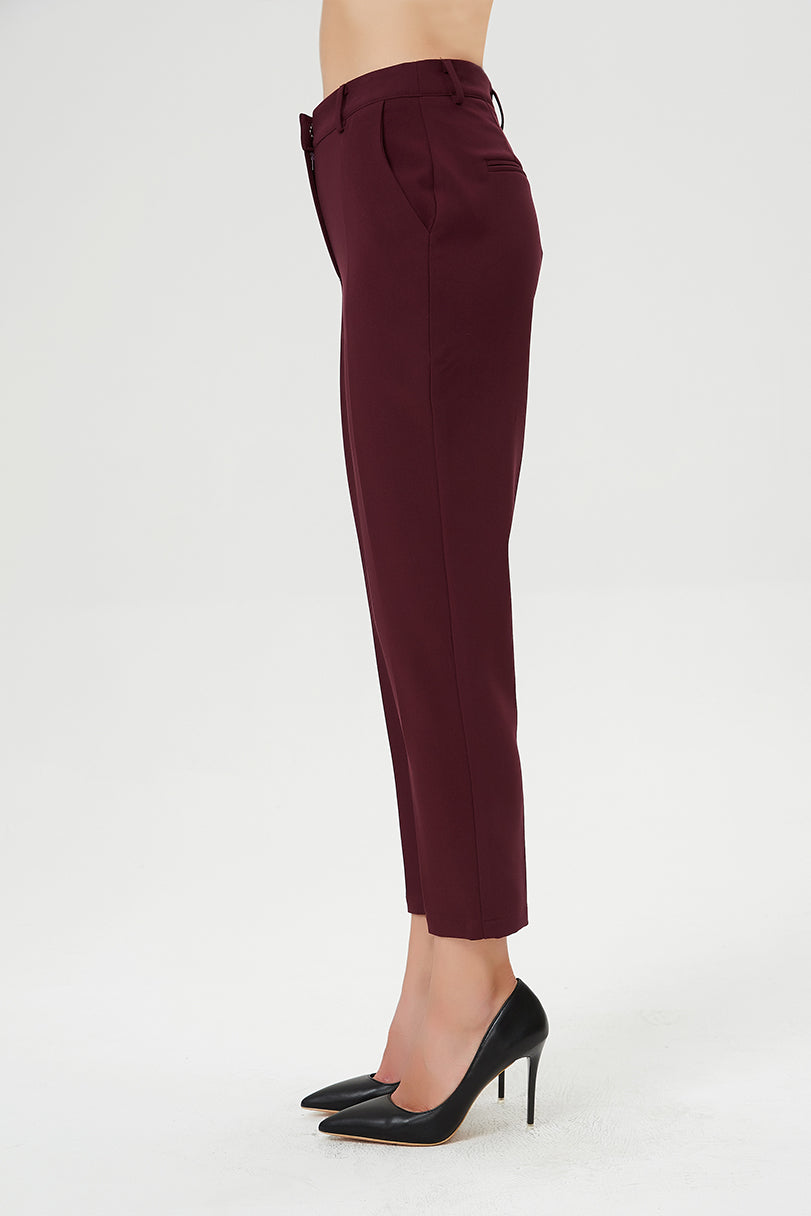 Pantalon court fuselé