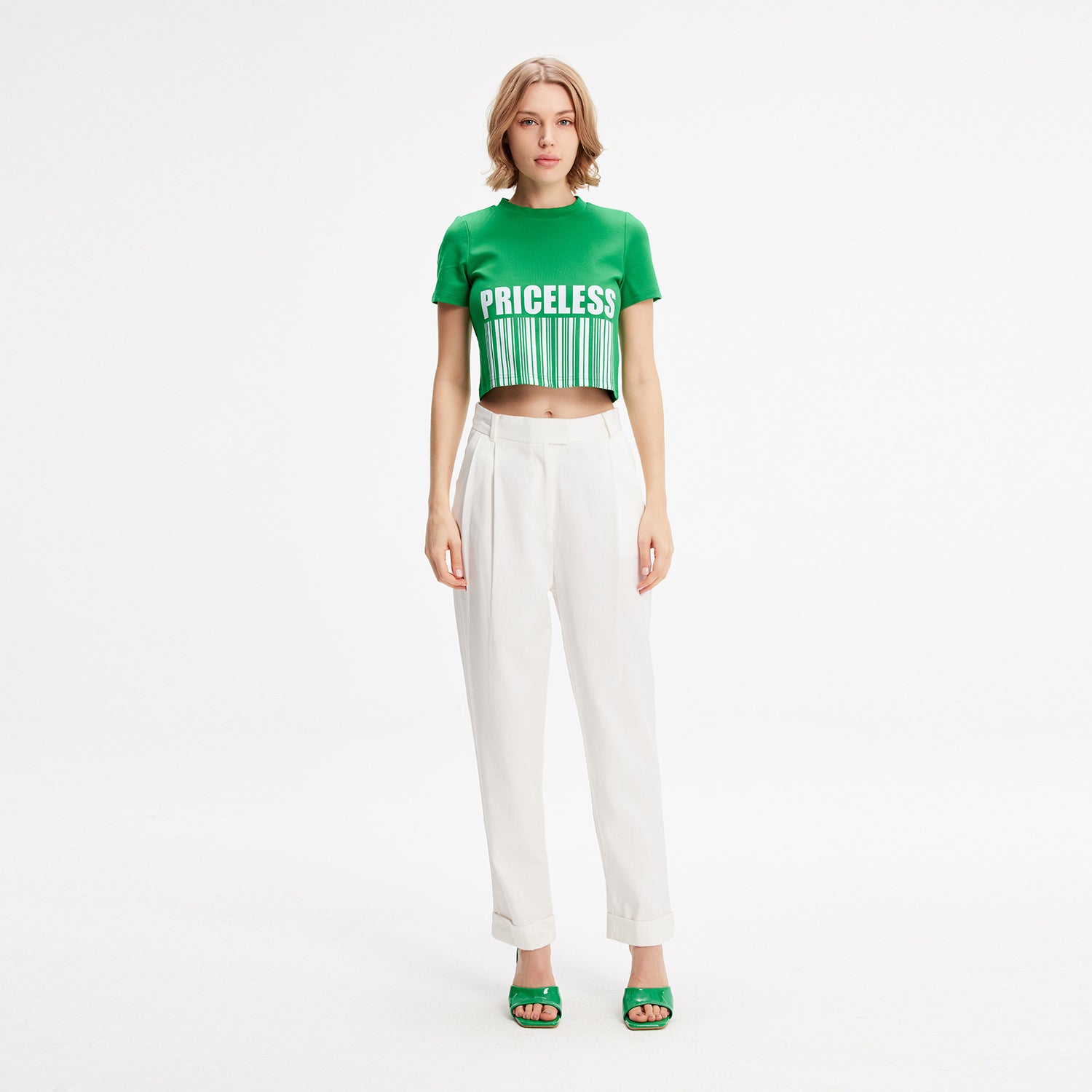 Pantalon tailleur fuselé