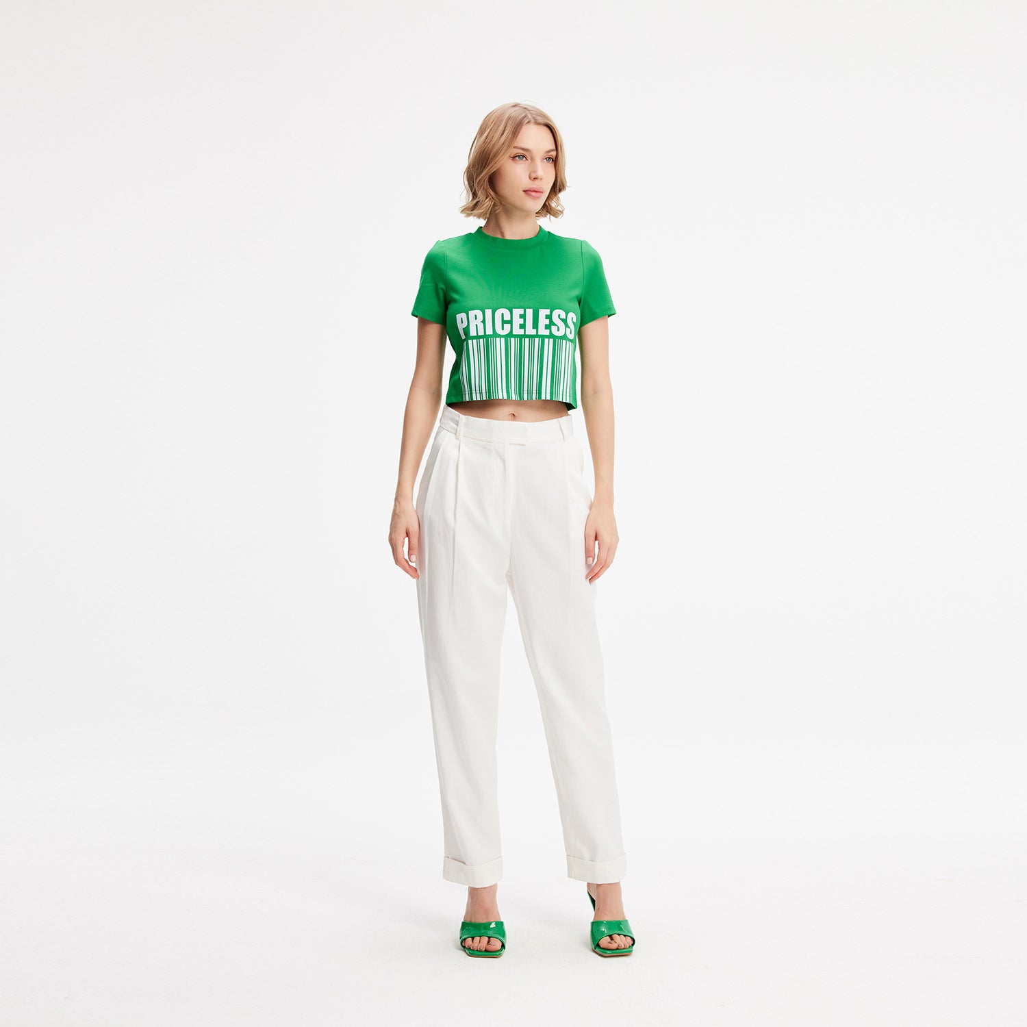 Pantalon tailleur fuselé