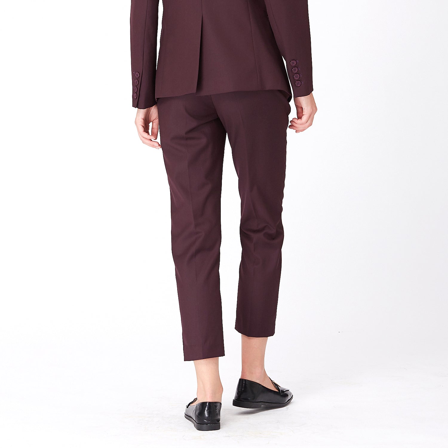 Pantalon tailleur coupe ajustée