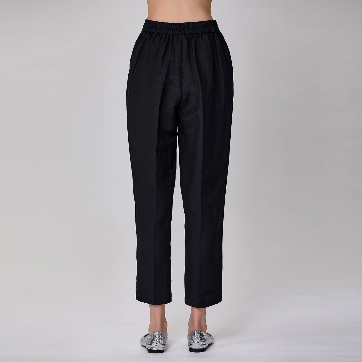 Pantalon droit en lin