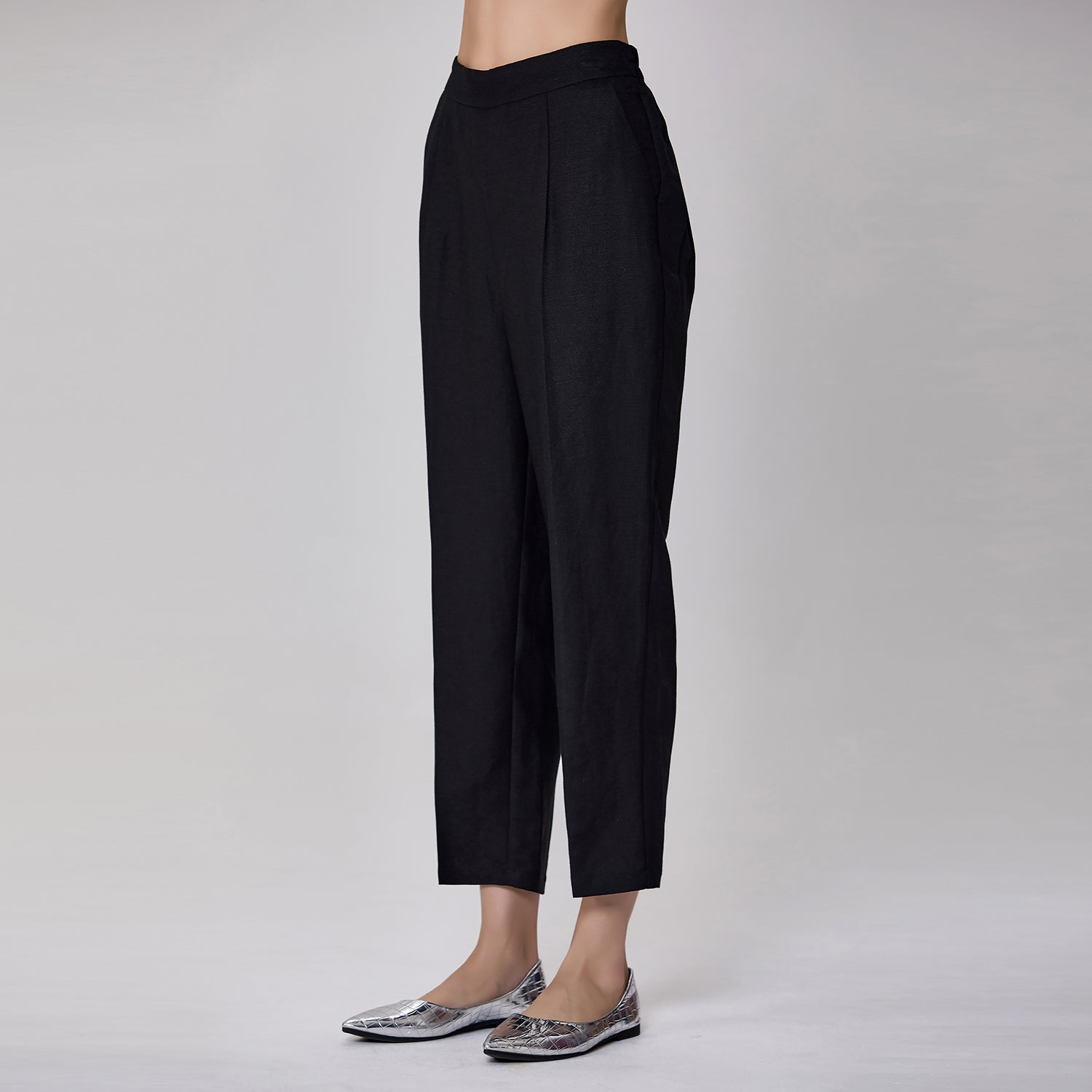 Pantalon droit en lin