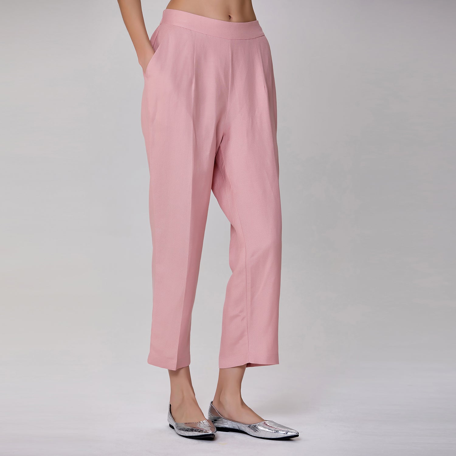 Pantalon droit en lin