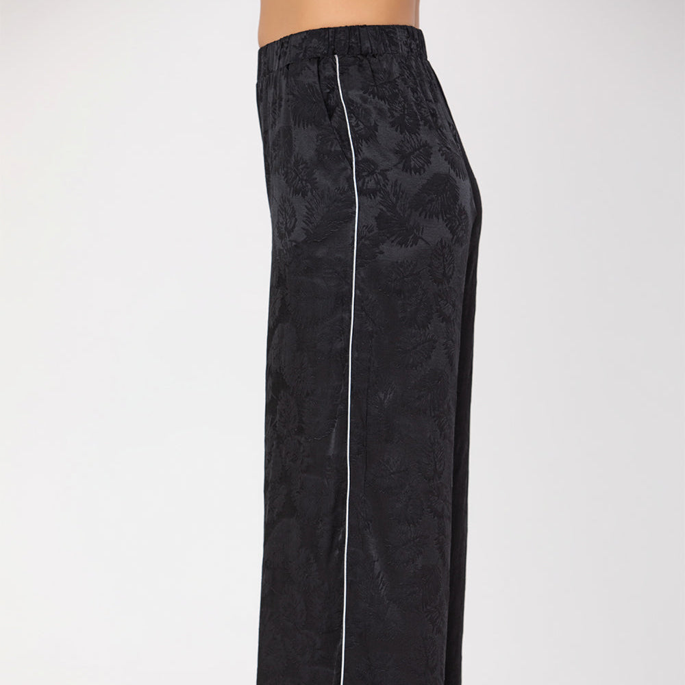Pantalon large en jacquard