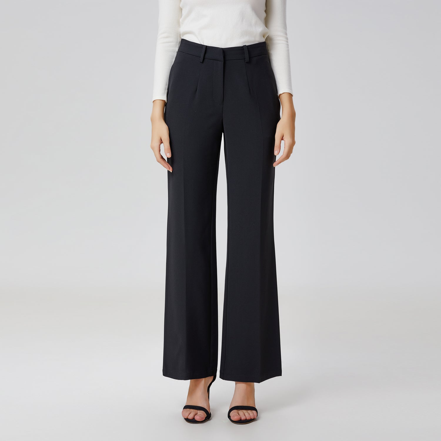 Pantalon tailleur droit
