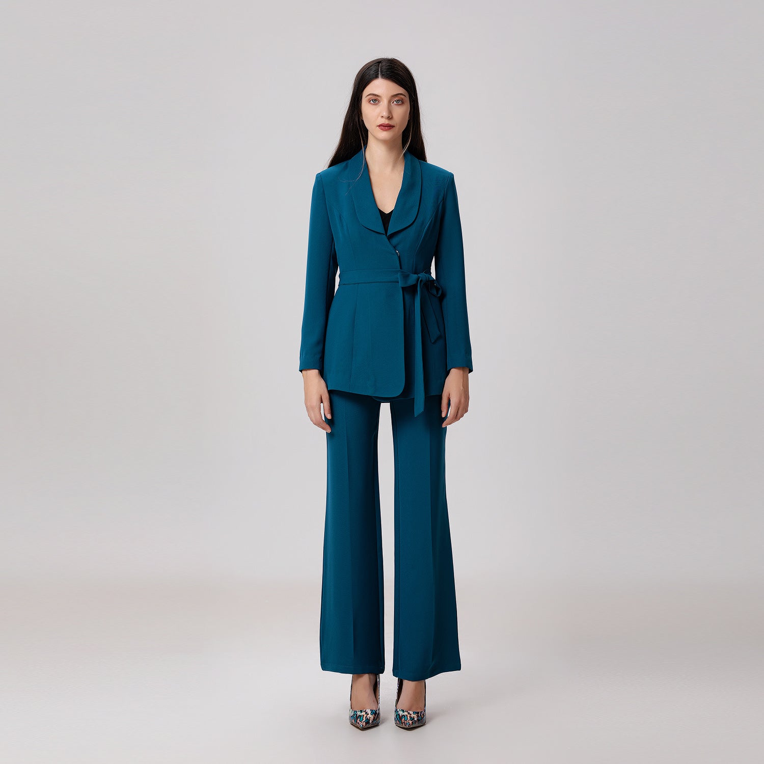 Pantalon tailleur droit