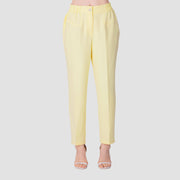 Pantalon carotte fuselé avec taille élastique - Smart & Joy