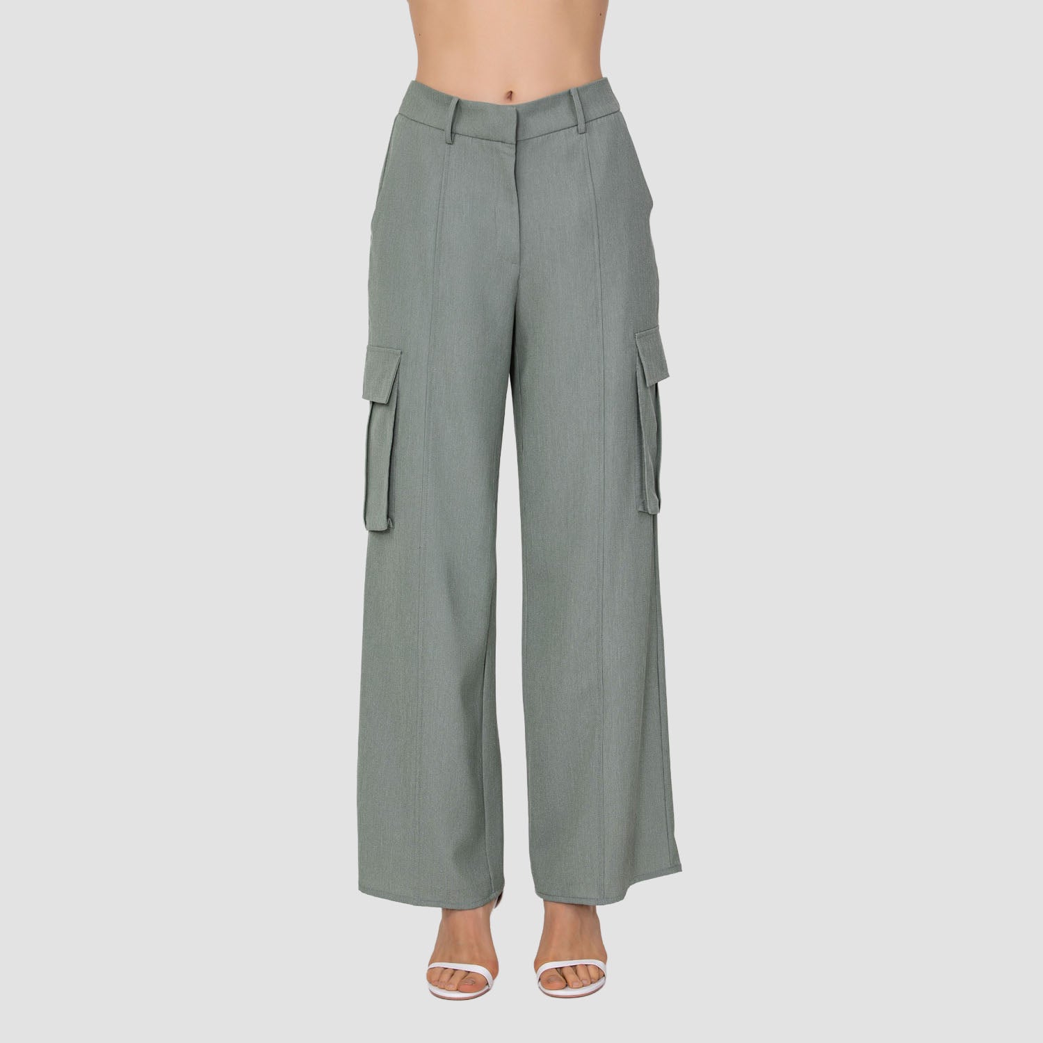 Pantalon cargo large à poches - Smart & Joy
