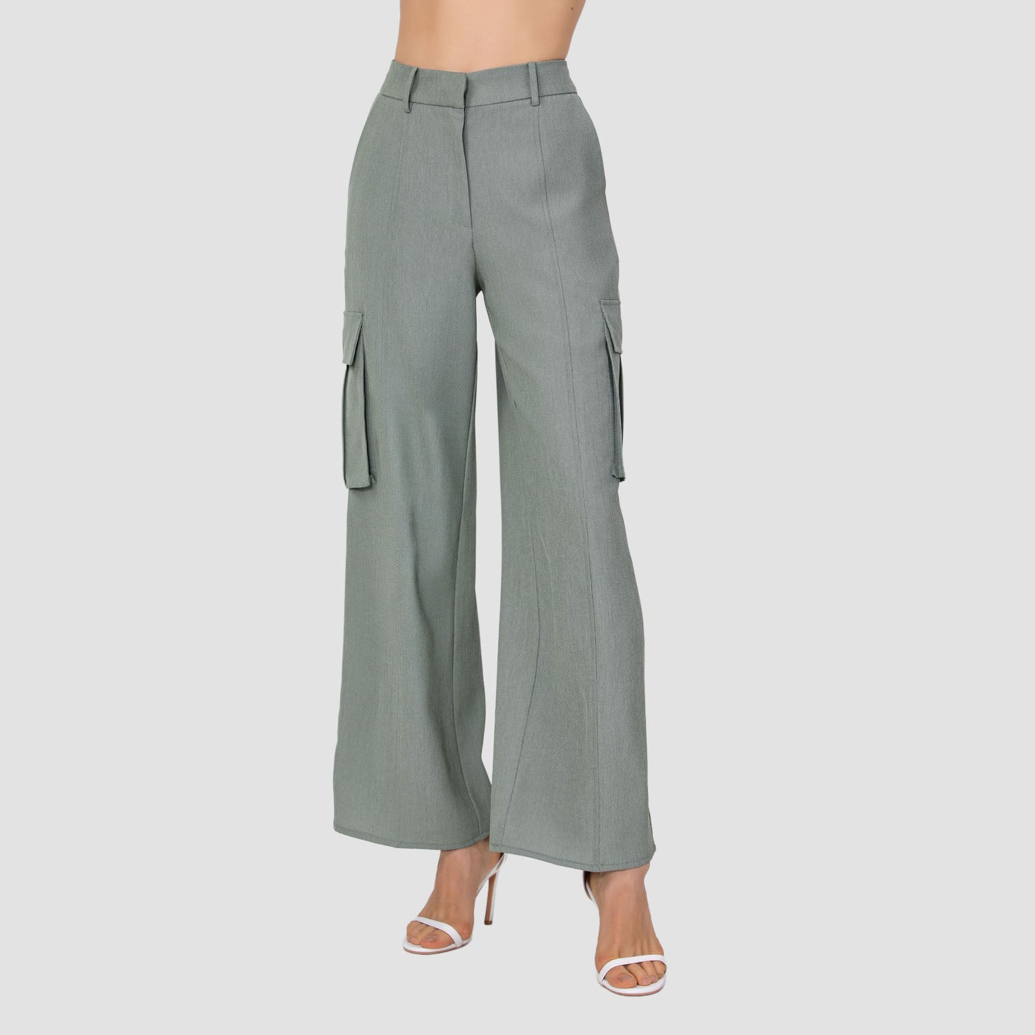 Pantalon cargo large à poches - Smart & Joy