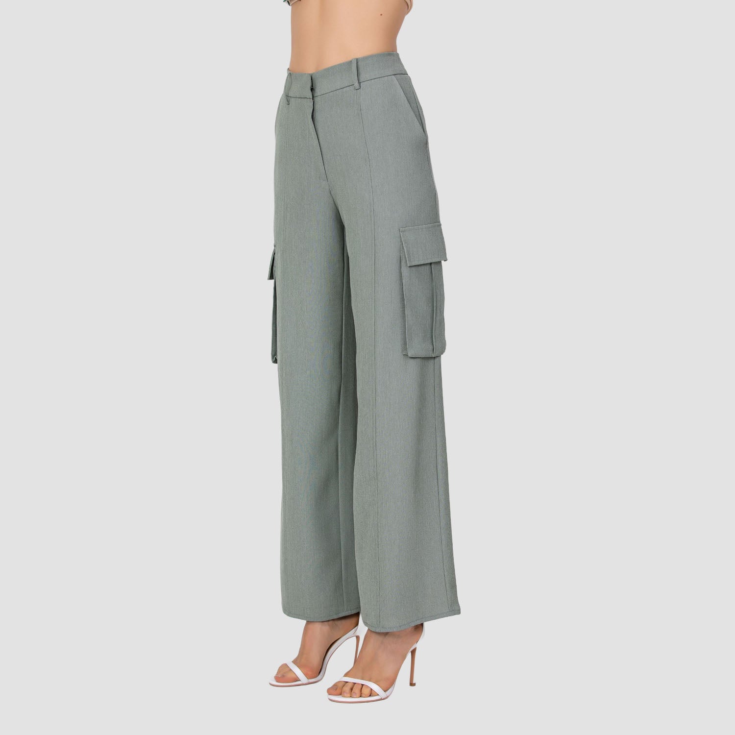 Pantalon cargo large à poches - Smart & Joy