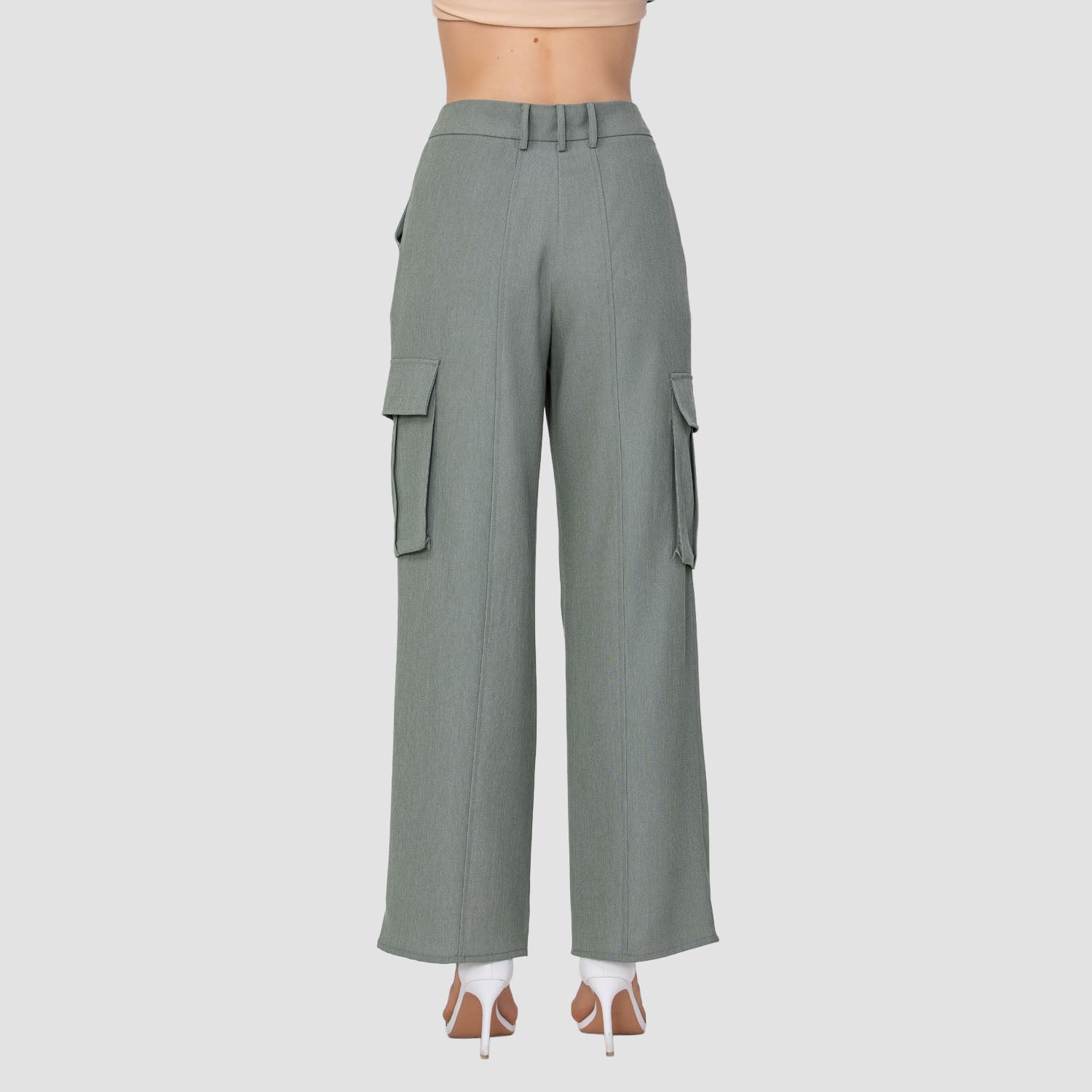 Pantalon cargo large à poches - Smart & Joy