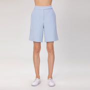 Bermuda taille haute à coupe droite