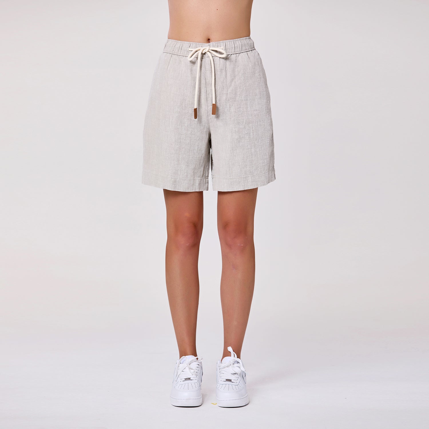 Bermuda en lin décontracté