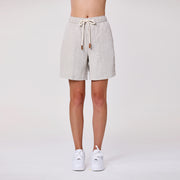 Bermuda en lin décontracté