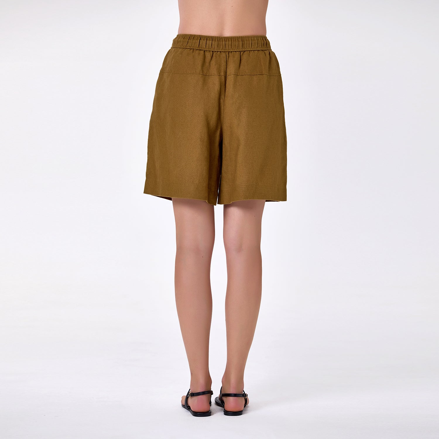 Bermuda en lin décontracté