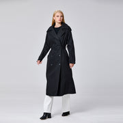 Trench-coat basique double boutonnage